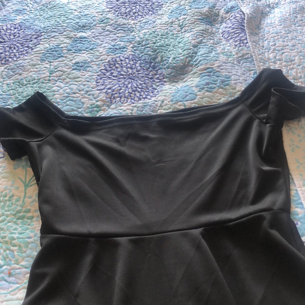 Off the shoulder high to low dress